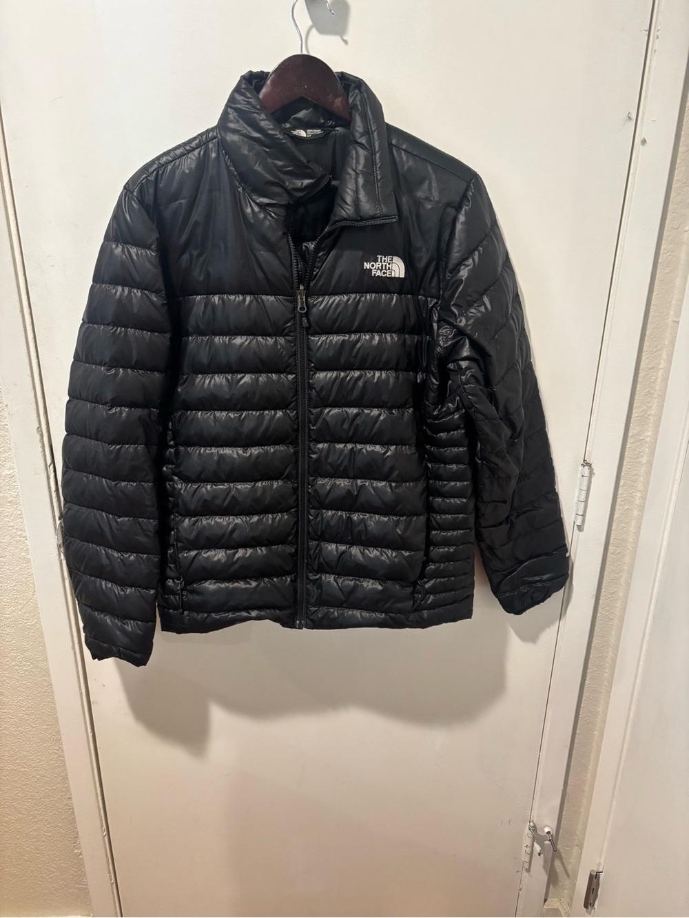 The North Face  Black Quilted Down Jacket